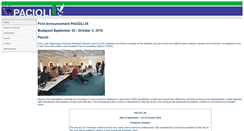 Desktop Screenshot of pacioli.org